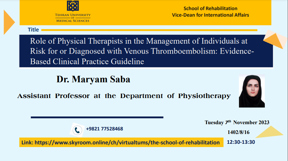 Role of Physical Therapists in the Management of Individuals at Risk for or Diagnosed with Venous Thromboembolism: Evidence-Based Clinical Practice Guideline